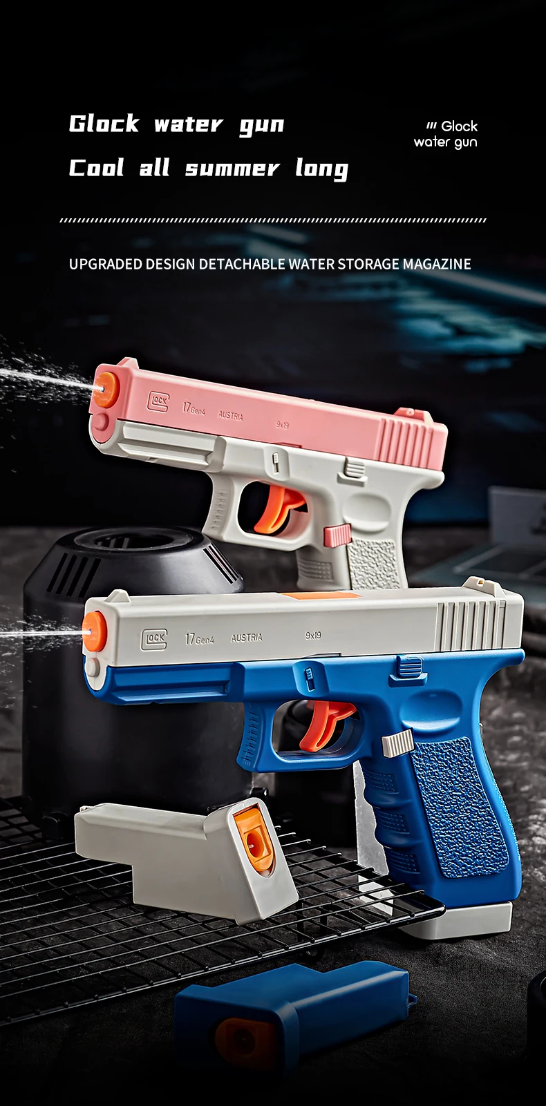 Water Squirt Gun Water Blaster Soaker Summer Swimming Pool Beach Party