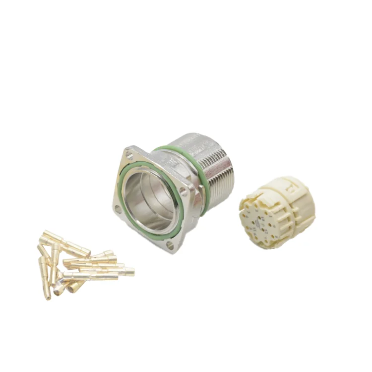 Connector Supplier Crimp Waterproof Panel Mount Socket M623 M23 12 Pin Circular Electronic Plug Connector
