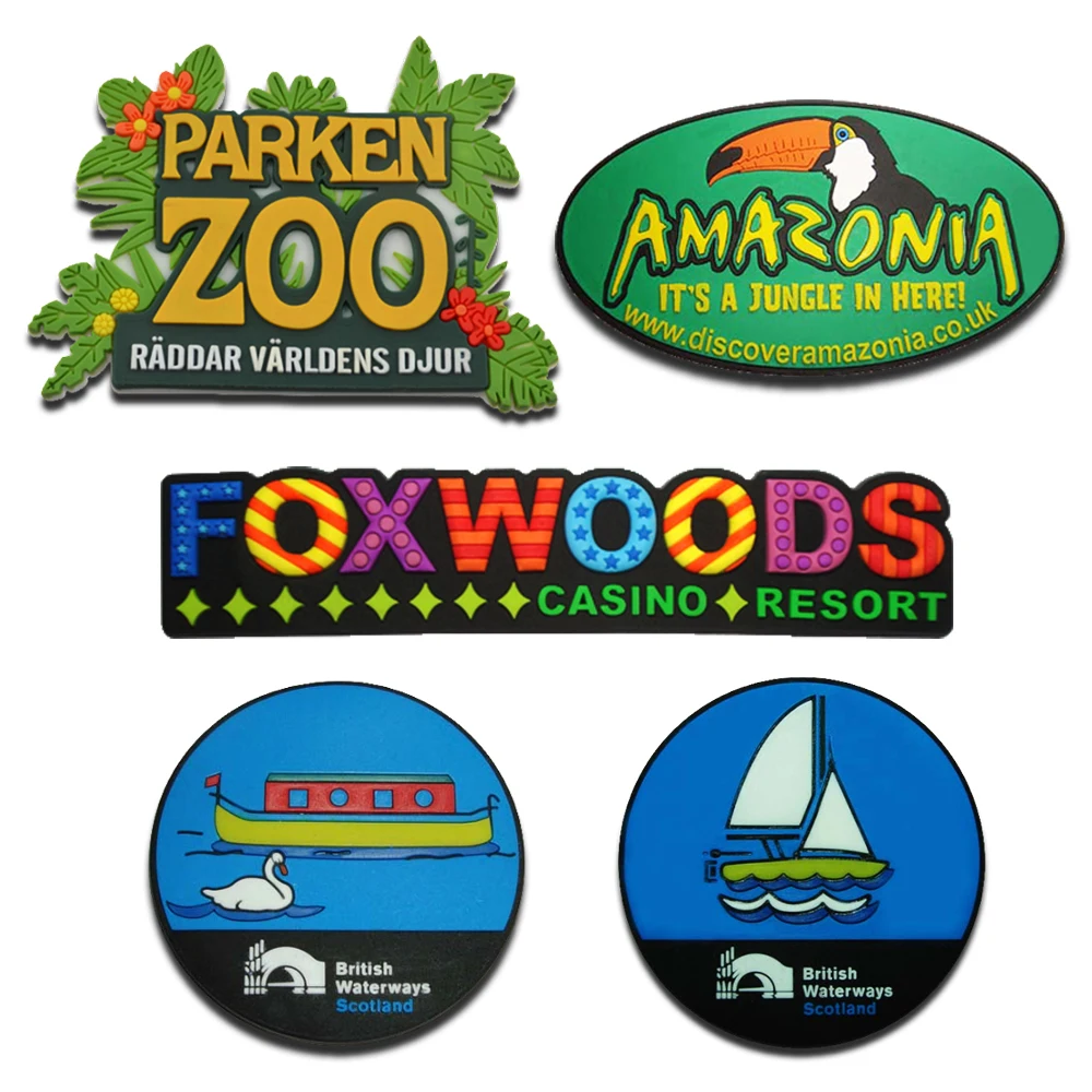Custom Logo Sticker Fridge Magnets - Durable & Magnetic