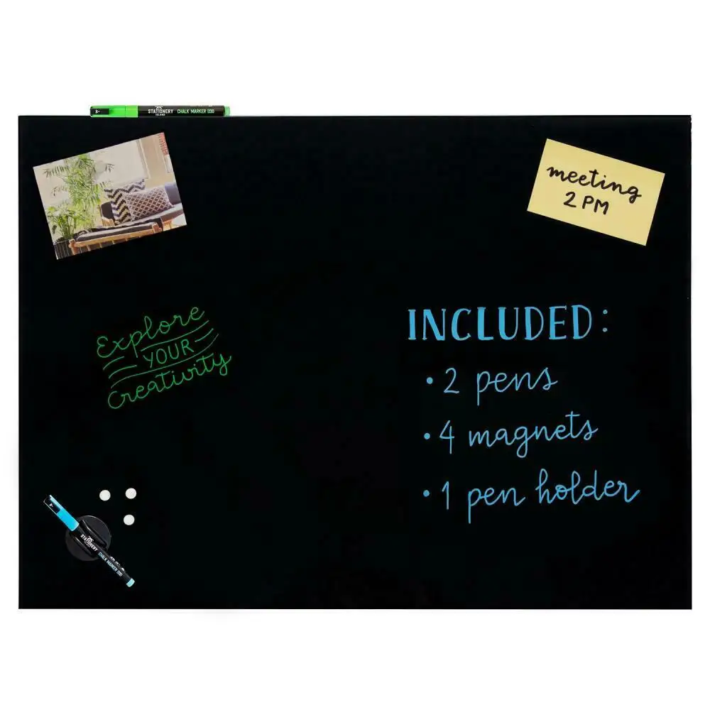 
Стираемая доска из закаленного стекла с магнитом 