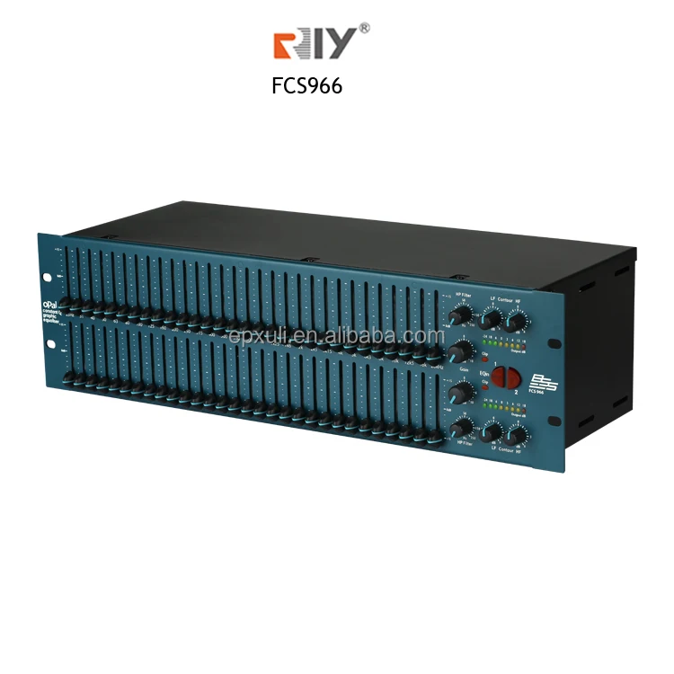 FCS966 Professional Audio Sound System Constant Karaoke Dj Amplifier Digital Graphic Equalizer
