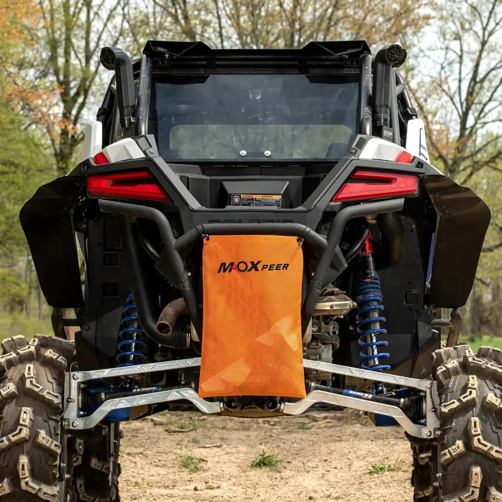 Plastic Mesh UTV Trash Bag Spare Tire Garbage Rubbish Storage Bag with ...