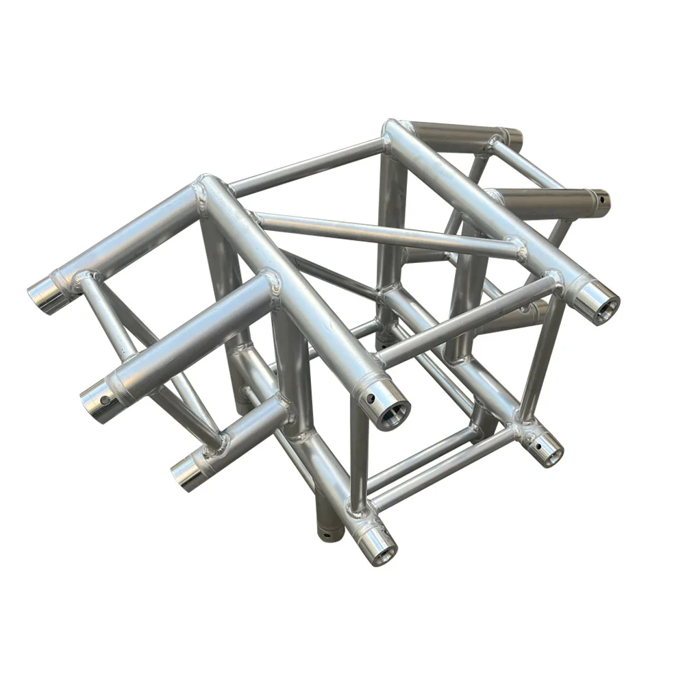 Aluminum Alloy Spigot Truss 4-Way Truss Corner Truss Lifting Tower Lighting Stage Triangle Roof Connection Accessories