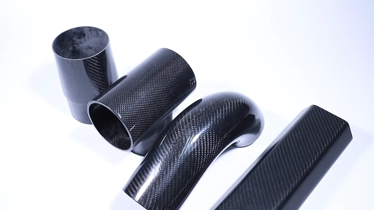Custom Bent Carbon Tube Carbon Fiber Intake Pipe Buy Carbon Fiber