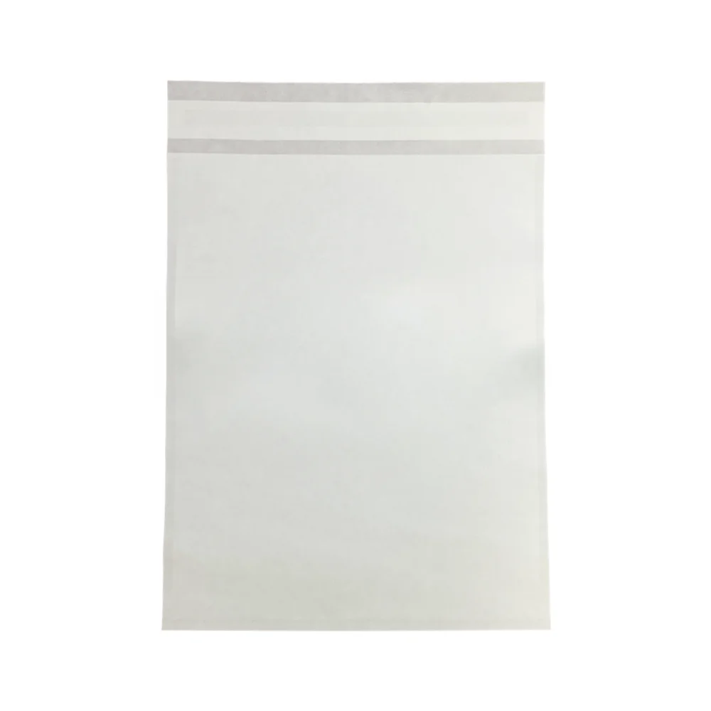 Customized logo Eco Friendly Biodegradable Semi-transparent Glassine Paper Bag Packaging for T-shirt Socks Clothes