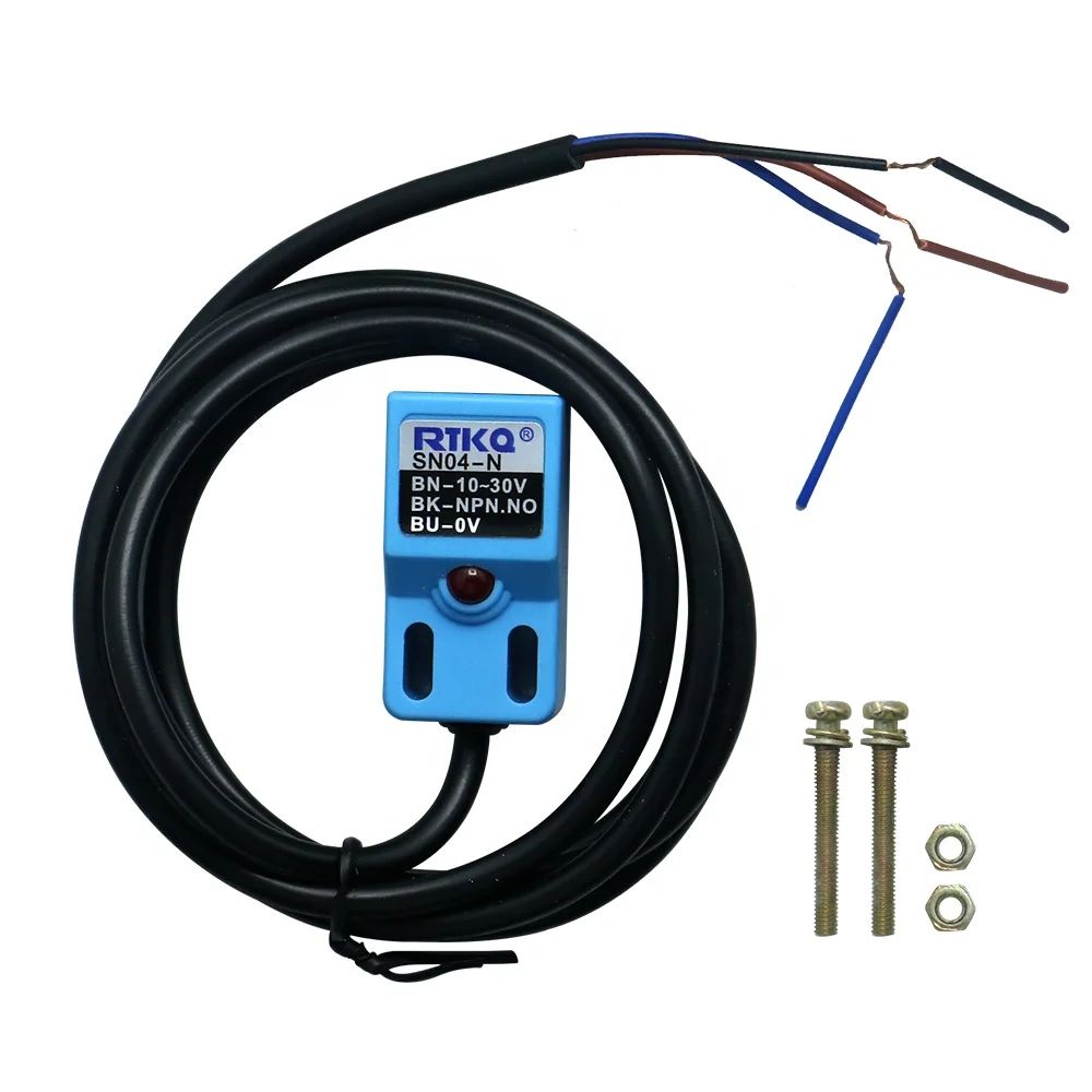 4x SN04-N2 Induktiver Näherungsschalter NPN 4mm Erfassung – 10-30V DC Für Maschinenautomatisierung & Positionssteuerung Industrie Sensor Metallerkennung