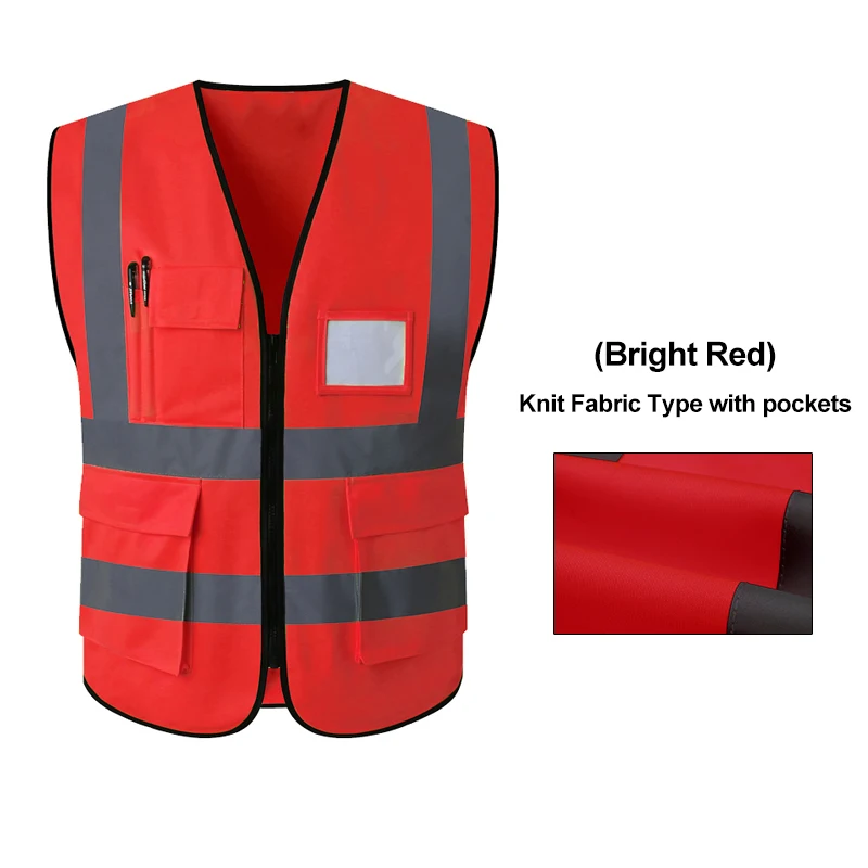 High Visibility Security Uniform Reflective Vest Wholesale Safety Vest