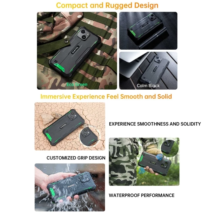OUKITEL WP32 グリーン 6300mAh Oukitel WP32 Rugged Phone - Durable, Feature-Rich Smartphone