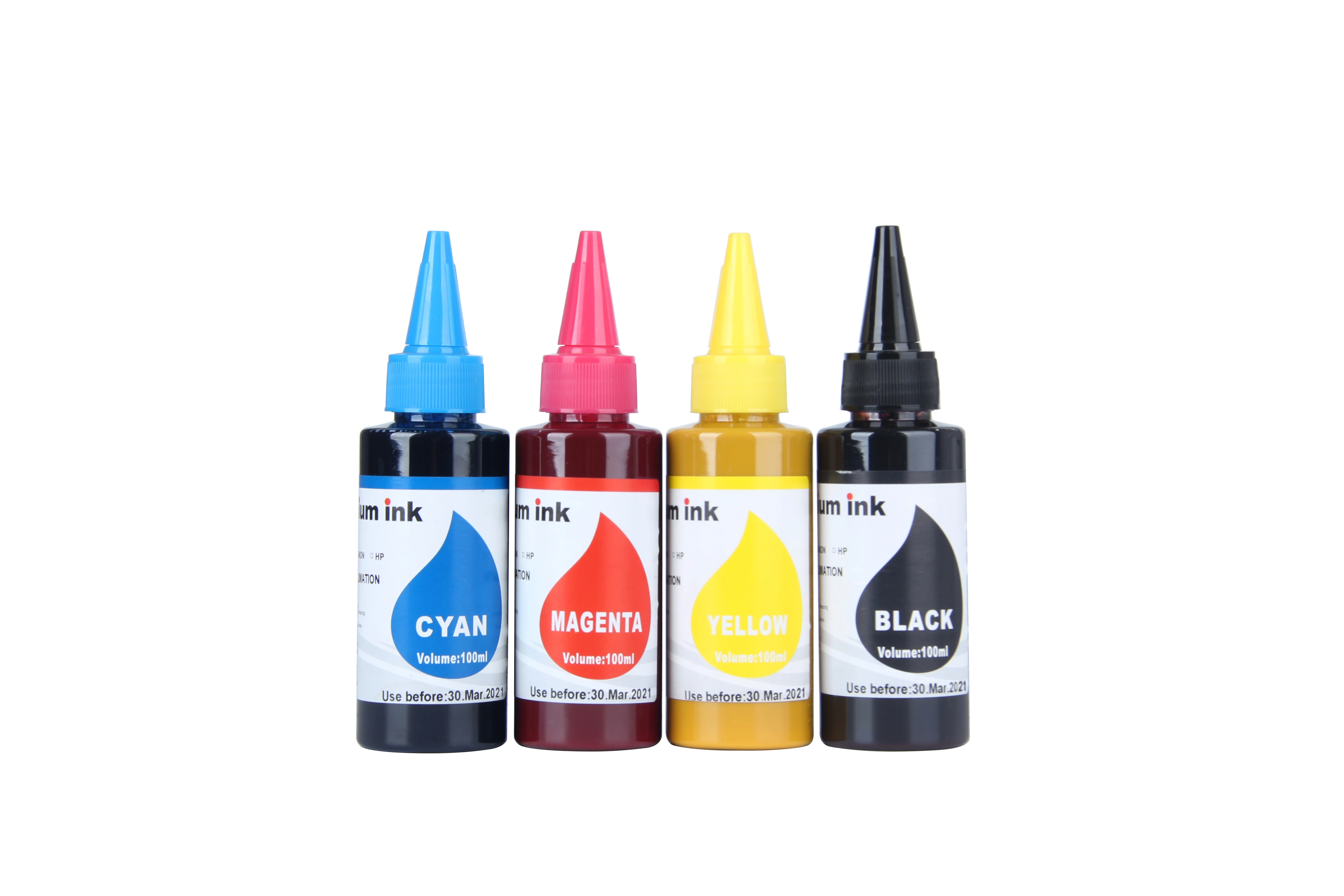 爱普生喷墨打印机ecotank l1800/l850/l810 diy绿色彩色100毫升补充