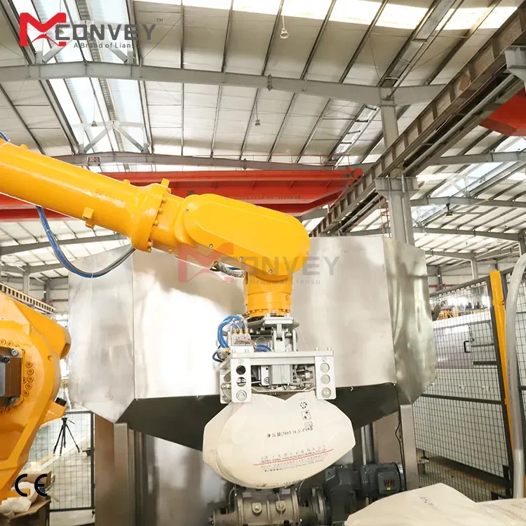 6 Axis Automatic Robotic Hand Arm Industrial Hand Robot Arm 3D Version for Palletizer Handling and Debagging System