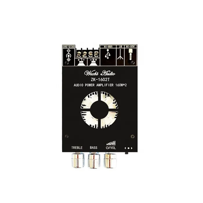 ZK-1602T TDA7498E Blue tooth 5.0 Subwoofer Amplifier Board 2*160W 