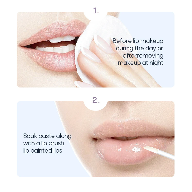 Собственная торговая марка, двойная туба, дневная и Ночная Мятная Имбирная губа, жидкость для пухлых губ, стойкая водостойкая, на заказ