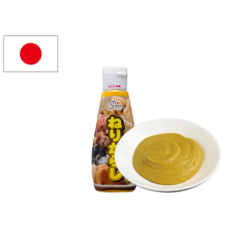 japanese squeezable yellow spicy mustard sauce to foods