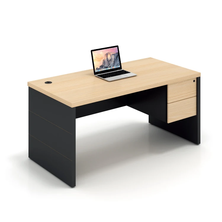 Современный дизайн менеджер Офисный Компьютерный стол с книжным