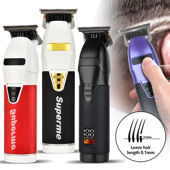 OEM Professional Trimmer For Men Barber 0.1mm Baldheaded Clippers Hair Cutting Machine Barber Trimmer Hair Clipper Hair Removal