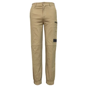 Men Slim-Fit Stretch Tactical Cargo Trousers Streetwear Cotton Ripped Decoration Casual Style Woven Outdoor Cargo Pants Men