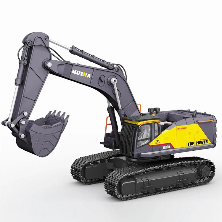 Remote Control Toy Huina 1594 4in1 Alloy RC Excavator