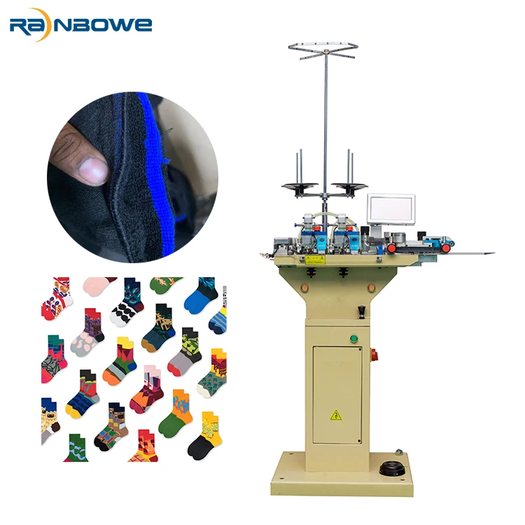 Middle Price Range 383 Model  Hand Toe Rosso Socks Linking Machine Price