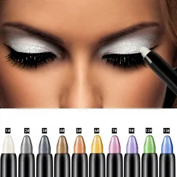15 Colors Highlighter Eyeshadow Pencil Waterproof Glitter Eye Shadow Nude Makeup Pigment Professional Beauty Tools