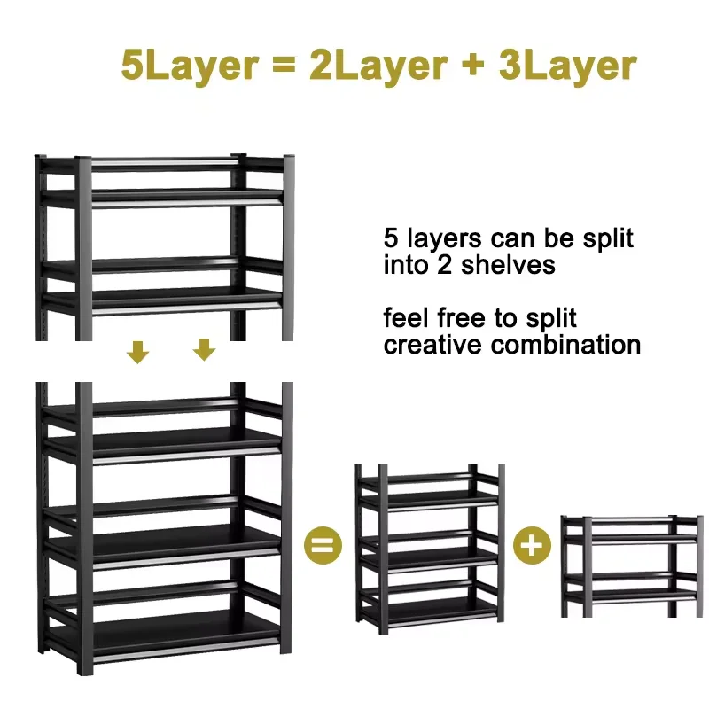 6 Layers Bolted/Boltless Cold Rolled Steel Shelving Storage Holders ...