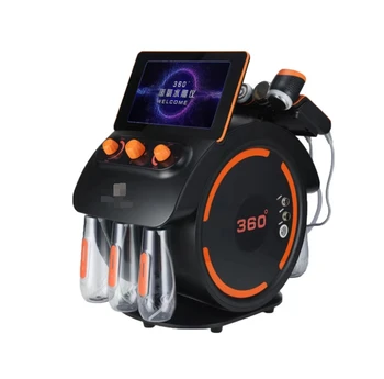 Small Bubble Beauty Salon 7 in 1 Multi-functional Hydration Instrument Skin Cleaning 360 Visual Oxygen Hydrogen