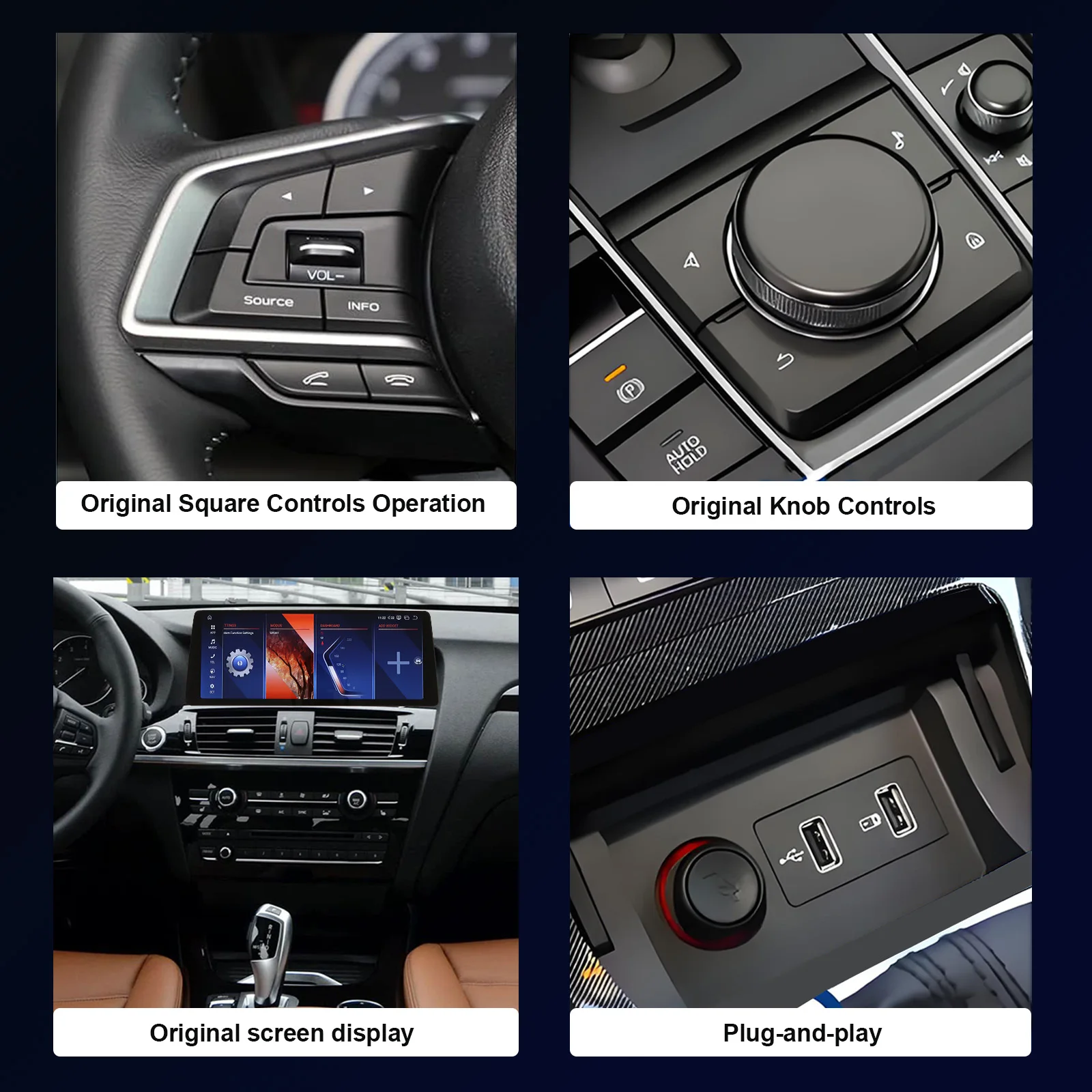 Ai Box for BMW Cars 2024 - Android 13 Multimedia Video Box