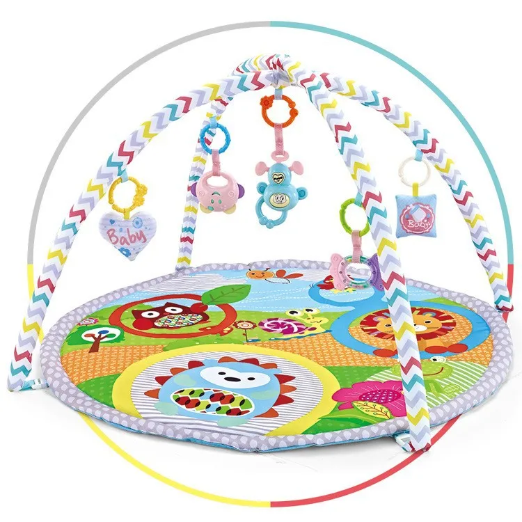 Juokingas Baby Play Gym Kilimėlis Pilvukui Baby Play Gym Užsiėmimo kilimėlis Saugus Sulankstomas žaidimų salė naujagimiams