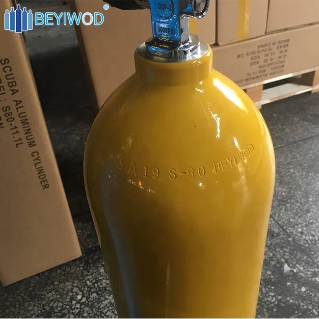 Оборудование для дайвинга, 3000psi, 9L, 11L, алюминиевый резервуар для дайвинга, бутылка для дайвинга с клапаном