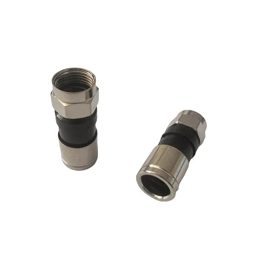 product factory good quality f 5 squeeze male jack adapter f rf connector-3