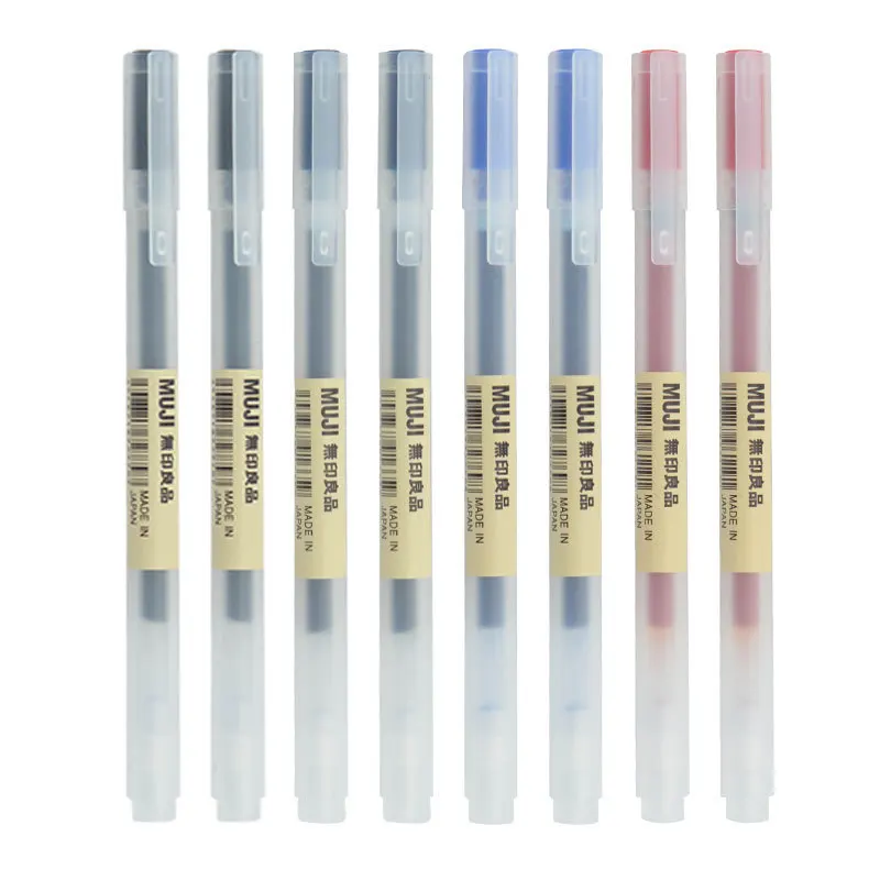 Japan Brand MUJIs Gel Ink Pen Set 10pcs Pack Black