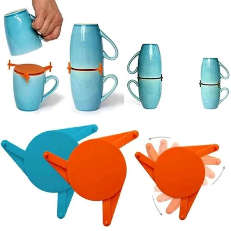 DS1279 Retractable Adjustable Stackable Coffee Mug Holder