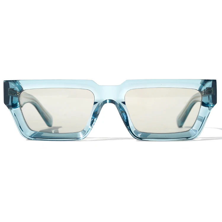 Finione Square Frame Sunglasses for Women Men Trendy Chunky  display picture 1