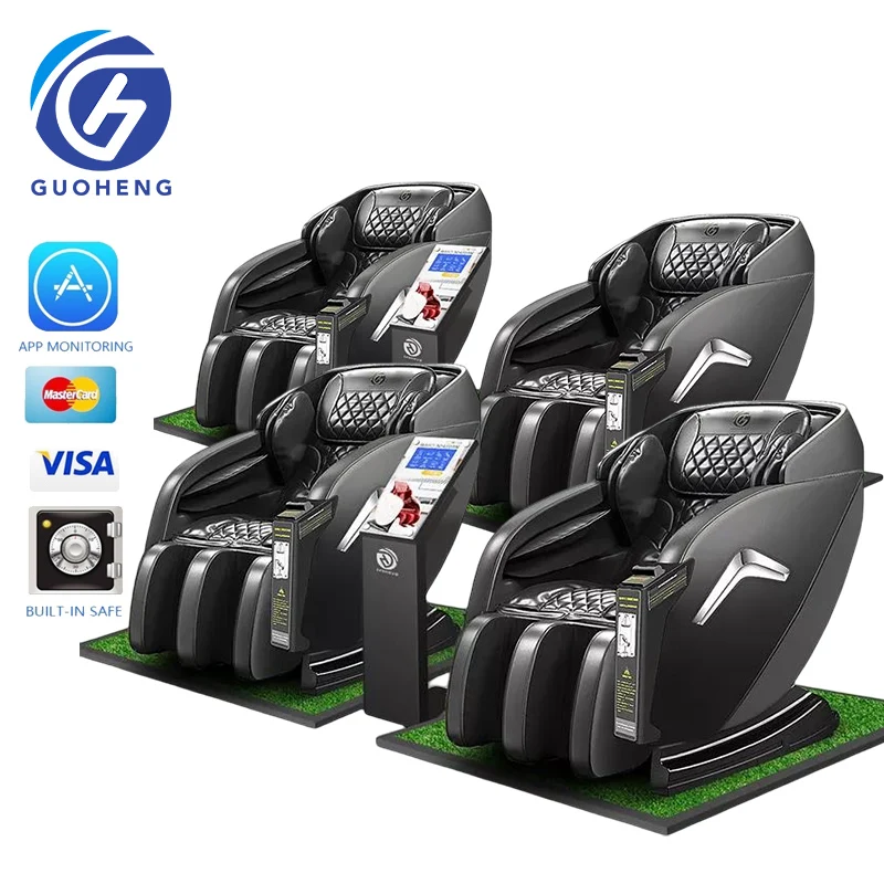 GUOHENG 2023 Fauteuil de massage électrique commercial Avec Fauteuil de massage à pièces monnaies Distributeur de massage