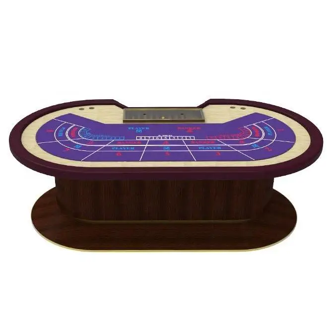 YH10人用高級電子カジノポーカーテーブルゲーム機付きバカラ