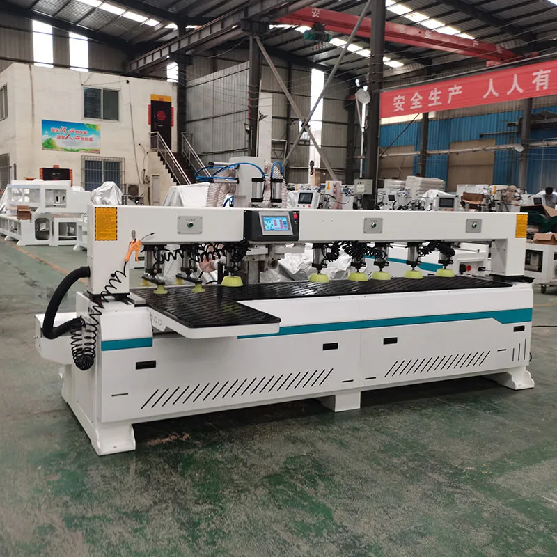 Factory 3-In-1Pvc Mdf Boards Drill 90 Degrees Slotting Cnc Laser Side Drilling Hole Woodworking Milling Hinge Siding Machines