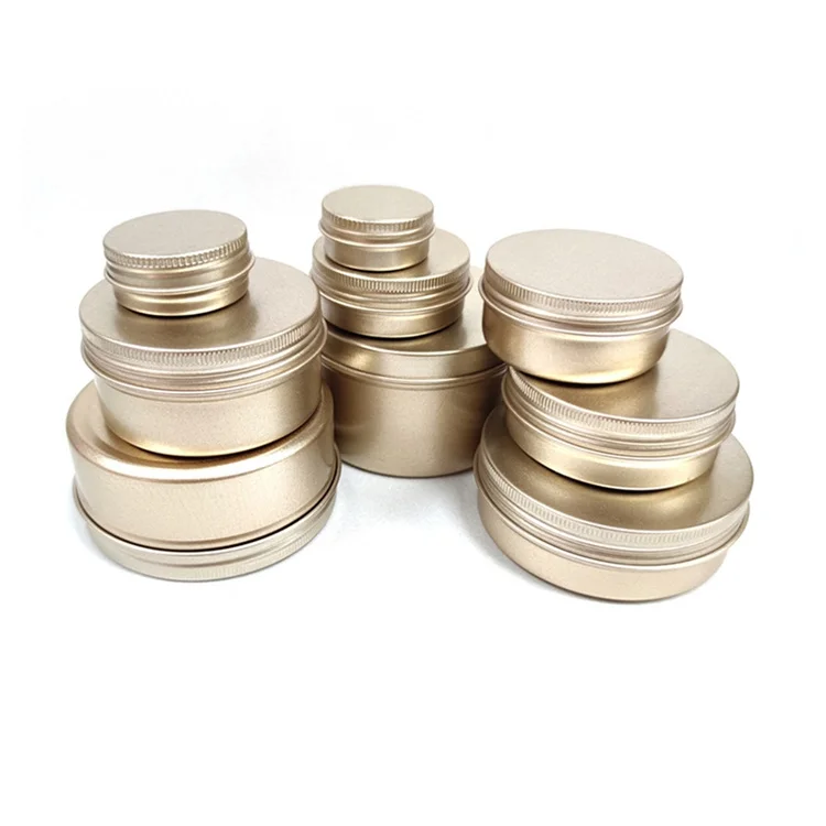 Metal Tin Can Container Round Aluminum Jar Can 10g 15g 20g 25g 30g 50g ...