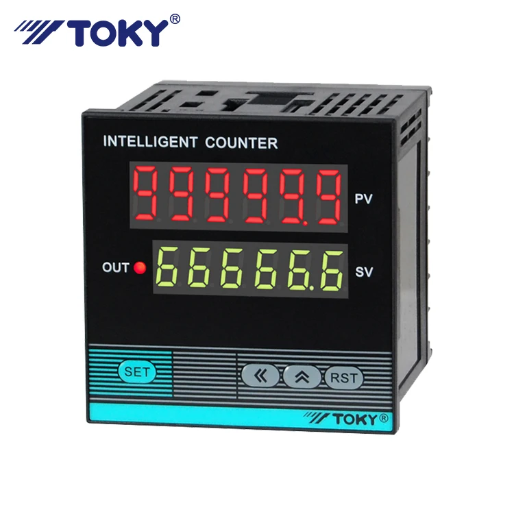 Contatore Encoder Digitale LED CN6 Multifunzione 6 Digit - AC220V Con Uscita Rel&egrave;