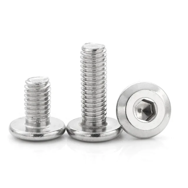 M6*60 M8x80 Furniture Connector Bolts304 Stainless Steel Metric Connector Bolts Joint Connector Bolt Wood Screws
