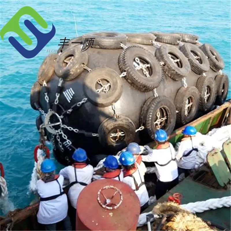 Lng Offshore Marine Fenders Pneumatic Rubber Fender Used For Ship To ...