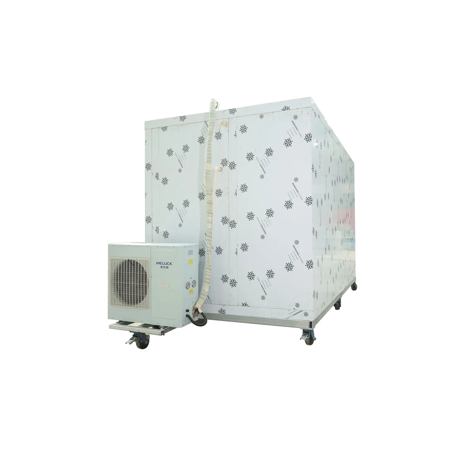 Customizable Size Freezer Cooling Container, Meat Walk-in Cooler, Storage Container with Cooling Unit