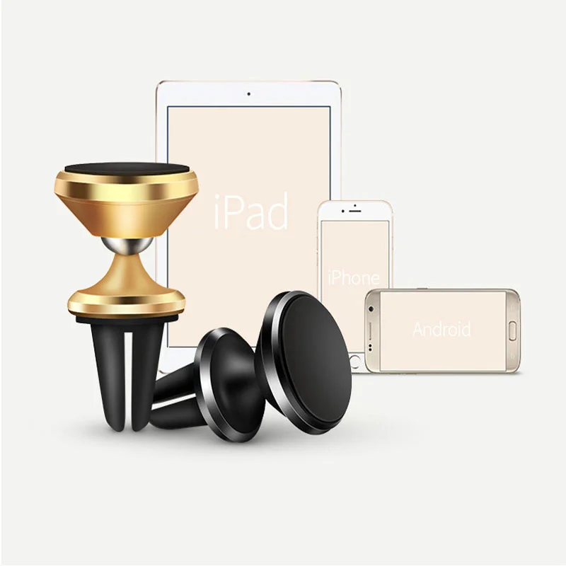 Universal Magnet Bracket Stand Mobile Phone Holder For iPhone 16 15 Pro Max Car Auto Air Vent Magnetic Car Phone Mount