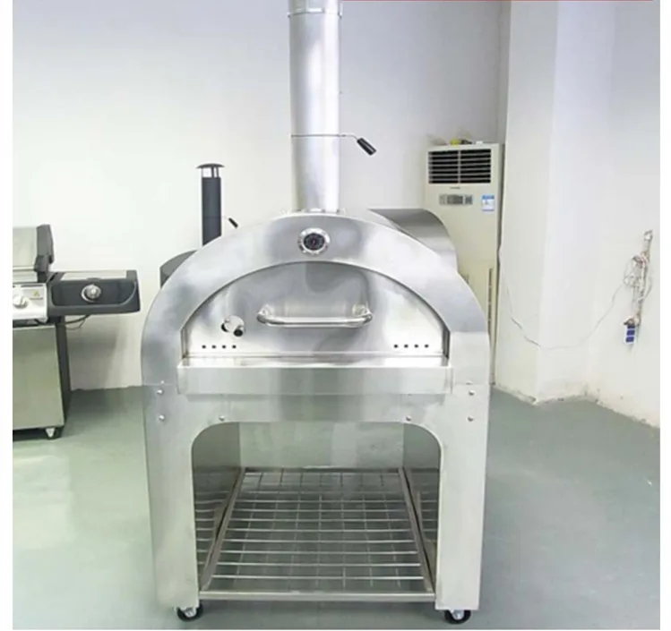 Деревянная печь для пиццы из нержавеющей стали, газовый кирпич, печь для пиццы, деревянная печь для пиццы