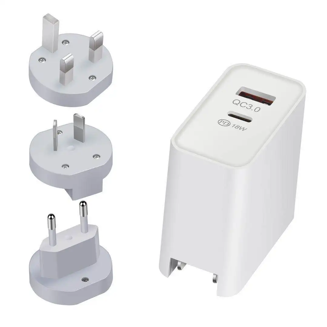 48 Вт 2 порта USB PD домашнее настенное зарядное устройство для телефона qc3.0 type-c адаптер для США