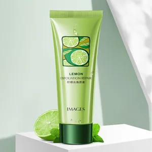 OEM Private Label IMAGES Moisturizing Skin Care Deep Cleansing Exfoliator Lemon Face Scrub