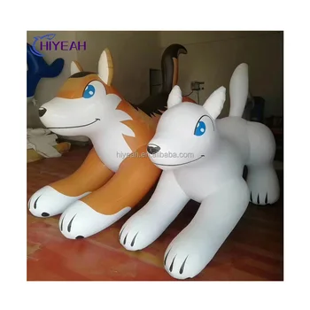 Hot Sale PVC Inflatable Ride Custom Inflatable Husky Dog Commercial Air Toy Game