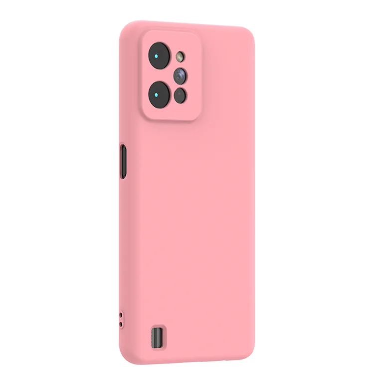 For Realme C31 Silicon Phone Cases Microfiber Soft Touch 2mm Thickness Silicone Phone Case with Lining