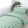 Green and white checkered
