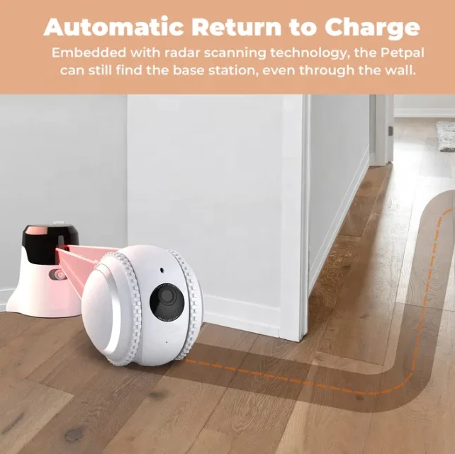 HD Video Photo Smart Companion Robot Funny Lovely Interactive Cat Dog Toy with Camera Made Silicone Rubber Intelligent Pet Toys
