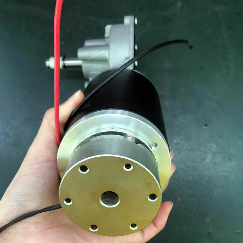 Greartisan Moteur à engrenages électrique DC 24V 200RPM à couple élevé - Moteur micro à