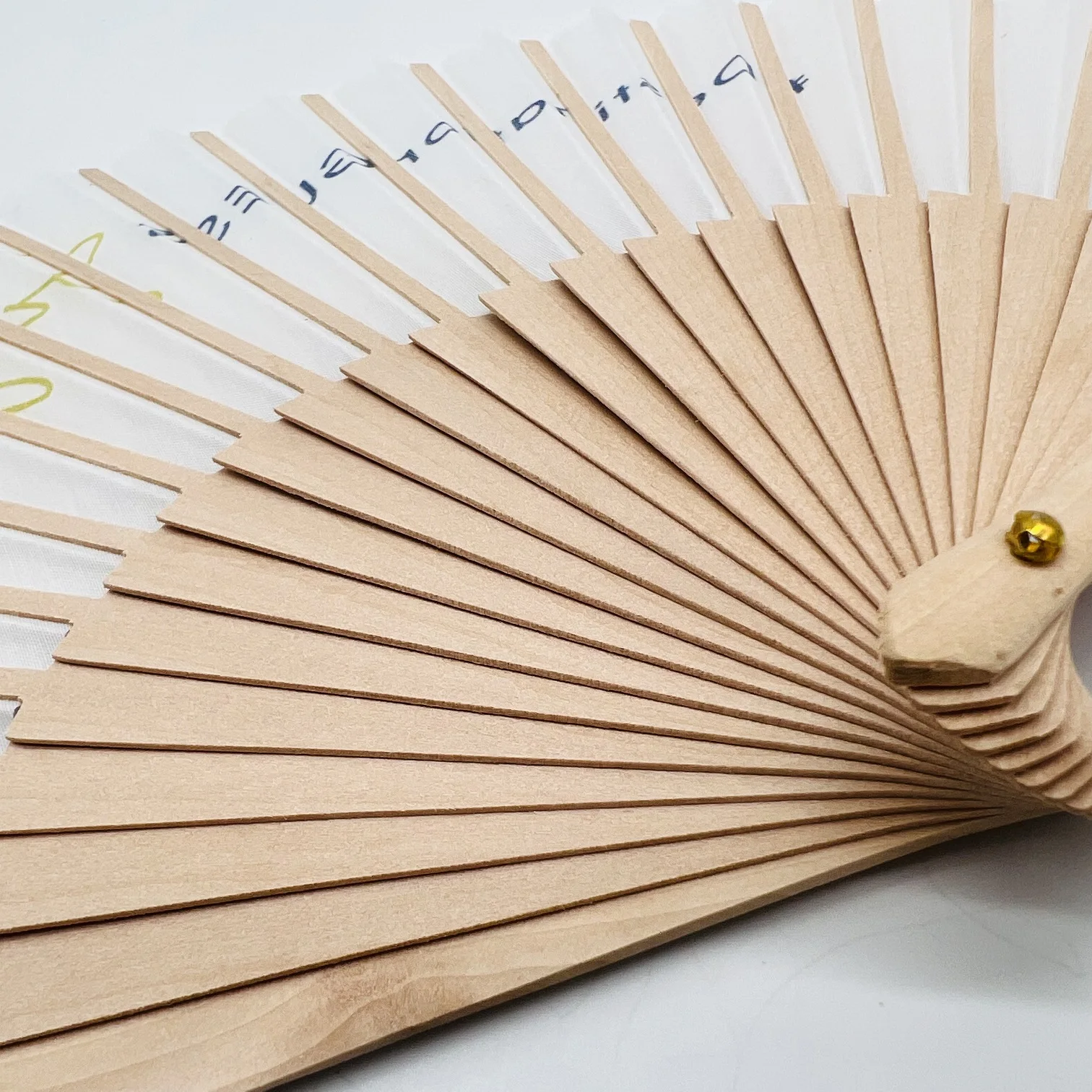 Fashion Custom Print Handmade Custom Folding Fan Colorful Wooden Hand Fan For Events Buy